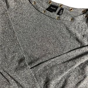 Rafaella women’s plus size 3X gray pullover top NWT‎